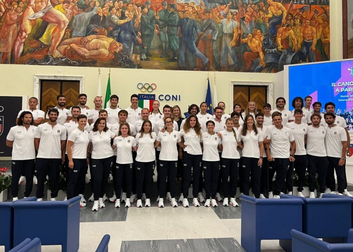 Presentata la squadra azzurra di canottaggio per Parigi