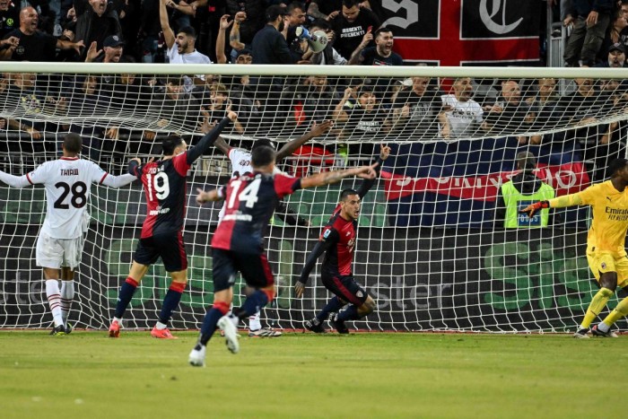 Grandi giocate ed eurogol, Cagliari-Milan 3-3